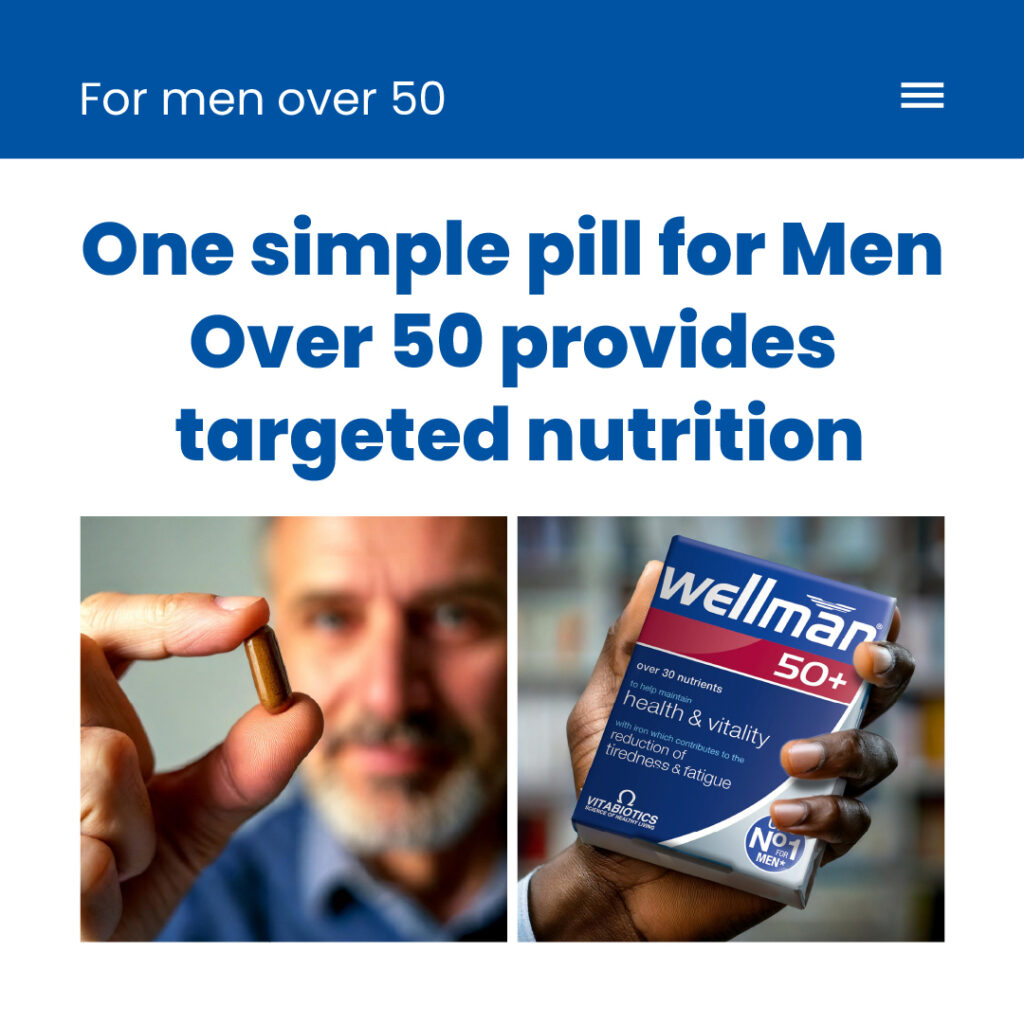 WellmanOneSimplePillFrontSingleImageSocialProofV4